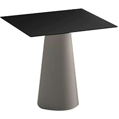 PLUST Mesa De Comedor Cuadrada Diseño Moderno Jardín Terraza Fura T1-dq - Beige PLUST Mesa De Comedor Cuadrada Diseño Moderno Jardín Terraza Fura T1-dq - Beige