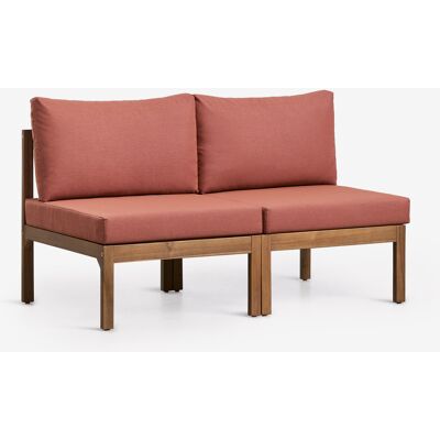 Sofá Modular De Jardín De 2 Piezas En Madera De Acacia Branson Sklum Sofá Modular De Jardín De 2 Piezas En Madera De Acacia Branson Sklum