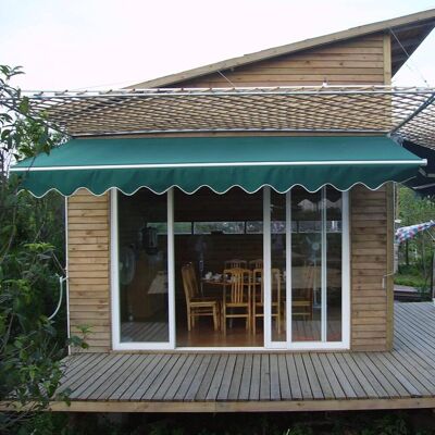 SANS MARQUE Toldo De Jardín Retráctil, Tela De Repuesto, Toldo Impermeable De Poliéster Resistente, Ideal Para Patio, Cenador, Restaurante, Cafetería, Verde Oscuro, 16 X 9,8 Pies, 41 SANS MARQUE Toldo De Jardín Retráctil, Tela De Repuesto, Toldo Impermeable De Poliéster Resistente, Ideal Para Patio, Cenador, Restaurante, Cafetería, Verde Oscuro, 16 X 9,8 Pies, 41