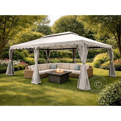 Cenador De Jardín Osiris 4x6m, Arena - Dancover Cenador De Jardín Osiris 4x6m, Arena - Dancover