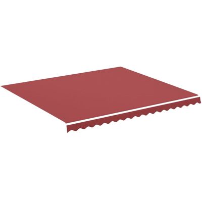 Tela de repuesto para toldo burdeos 4x3,5 m patio exterior vidaXL Tela de repuesto para toldo burdeos 4x3,5 m patio exterior vidaXL