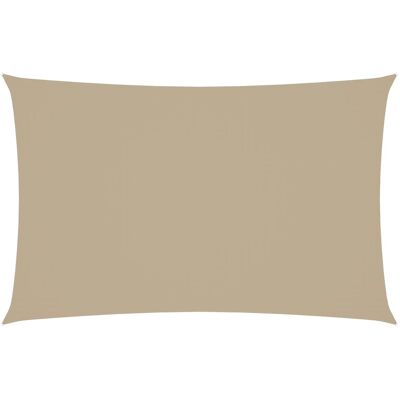 vidaXL Vela de sombra Rectangular 2,5x5 m Beige - Vela de sombra vidaXL Vela de sombra Rectangular 2,5x5 m Beige - Vela de sombra