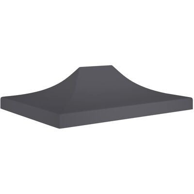 vidaXL Cubierta de techo para tienda de fiesta 4,5x3 m Antracita 270 g/m² Repuesto vidaXL Cubierta de techo para tienda de fiesta 4,5x3 m Antracita 270 g/m² Repuesto