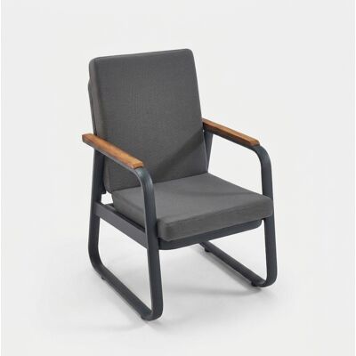 EMOB Silla De Jardín De Aluminio Con Reposabrazos Modelo Bella EMOB Silla De Jardín De Aluminio Con Reposabrazos Modelo Bella