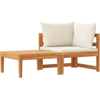 vidaXL 2 pcs. juego de jardín con cojines - Juego de Muebles de Jardín vidaXL 2 pcs. juego de jardín con cojines - Juego de Muebles de Jardín