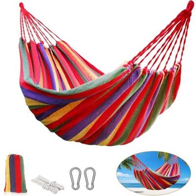 OEM Hamaca Colgante De Algodón Multiasiento – Doble Para 2 Personas, Ultraligera Para Viajes, Camping Y Playa. OEM Hamaca Colgante De Algodón Multiasiento – Doble Para 2 Personas, Ultraligera Para Viajes, Camping Y Playa.