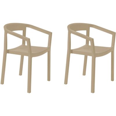 Resol - Peach Set 2 Silla Con Brazos Interior, Exterior Arena Resol - Peach Set 2 Silla Con Brazos Interior, Exterior Arena