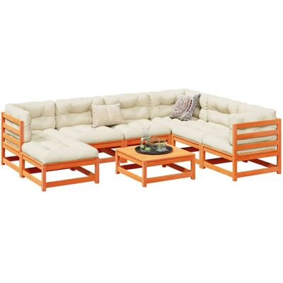 Conjunto de Sofás de Jardín 8 Piezas - Muebles de Exterior Modulares Conjunto de Sofás de Jardín 8 Piezas - Muebles de Exterior Modulares