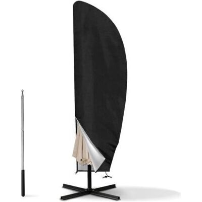 OEM Funda Para Sombrilla De Brazo Desplazado, Ø 2-4 M, Funda Protectora De Tela Oxford 210d Con Bolsa De Almacenamiento, Negro - 265 Cm (50x70x40 Cm) OEM Funda Para Sombrilla De Brazo Desplazado, Ø 2-4 M, Funda Protectora De Tela Oxford 210d Con Bolsa De Almacenamiento, Negro - 265 Cm (50x70x40 Cm)