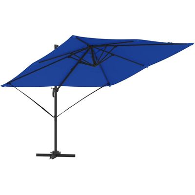 HELLOSHOP26 Sombrilla Excéntrica Rectangular 286 X 284 X 265 Cm Inclinable 360° Duradera De Aluminio Azul 020058712 HELLOSHOP26 Sombrilla Excéntrica Rectangular 286 X 284 X 265 Cm Inclinable 360° Duradera De Aluminio Azul 020058712