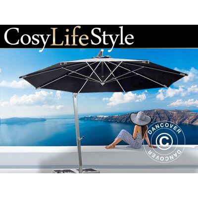 Parasol Voladiza Bahamas, Ø4m, Negro - Dancover Parasol Voladiza Bahamas, Ø4m, Negro - Dancover