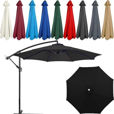 SANS MARQUE Toldo De Repuesto Universal Para Sombrilla De Patio De 10 Pies Y 8 Varillas, Fundas Portátiles Para Sombrillas, Cubierta Superior (rojo, 6.5 Pies 6 Varillas) (negro, 9 Pies 8 Varillas) SANS MARQUE Toldo De Repuesto Universal Para Sombrilla De Patio De 10 Pies Y 8 Varillas, Fundas Portátiles Para Sombrillas, Cubierta Superior (rojo, 6.5 Pies 6 Varillas) (negro, 9 Pies 8 Varillas)