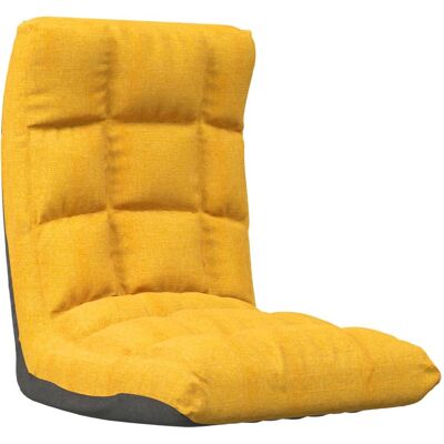vidaXL Silla de Suelo Mostaza Amarillo - Silla de Piso vidaXL Silla de Suelo Mostaza Amarillo - Silla de Piso