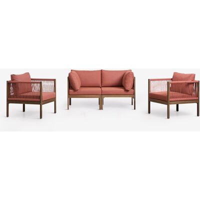 Conjunto De Jardín Con Sofá Modular De 2 Piezas Con Reposabrazos Y 2 Sillones En Madera De Acacia Branson Sklum Conjunto De Jardín Con Sofá Modular De 2 Piezas Con Reposabrazos Y 2 Sillones En Madera De Acacia Branson Sklum