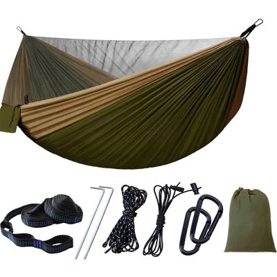 OEM Hamaca De Camping Con Red, Hamaca Portátil De Camping, Hamaca De Doble Árbol, Hamaca Exterior/interior Para Mochileros, Viajes Y Supervivencia, 290 140 Cm OEM Hamaca De Camping Con Red, Hamaca Portátil De Camping, Hamaca De Doble Árbol, Hamaca Exterior/interior Para Mochileros, Viajes Y Supervivencia, 290 140 Cm