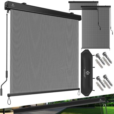 Kesser® Toldo Vertical, Manivela - 160 X 250 Cm, Transparente / Antracita Kesser® Toldo Vertical, Manivela - 160 X 250 Cm, Transparente / Antracita
