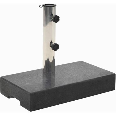 Base de sombrilla de granito de vidaXL 25kg Rectangular Negra Base de sombrilla de granito de vidaXL 25kg Rectangular Negra