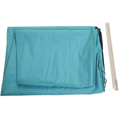 DÉCOSHOP26 Unda Protectora Para Sombrilla Voladiza 265 X 60 X 40 Cm Con Práctica Cremallera Impermeable Turquesa 04001057 DÉCOSHOP26 Unda Protectora Para Sombrilla Voladiza 265 X 60 X 40 Cm Con Práctica Cremallera Impermeable Turquesa 04001057
