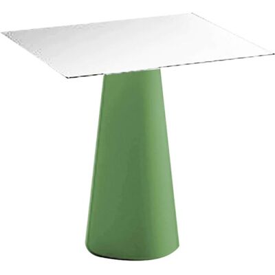 PLUST Mesa De Comedor Cuadrada Diseño Moderno Jardín Terraza Fura T1-dq - Verde Oscuro PLUST Mesa De Comedor Cuadrada Diseño Moderno Jardín Terraza Fura T1-dq - Verde Oscuro