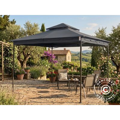 Cenador De Jardín Horus, 3x3,7m, Gris - Dancover Cenador De Jardín Horus, 3x3,7m, Gris - Dancover