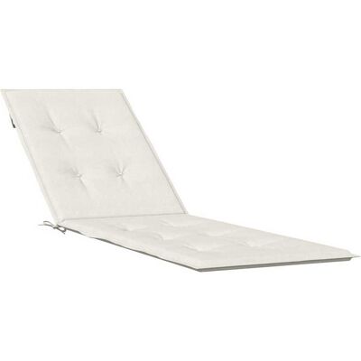 vidaXL Cojín para Silla de Exterior Melange Crema - Accesorio para Muebles de Jardín vidaXL Cojín para Silla de Exterior Melange Crema - Accesorio para Muebles de Jardín
