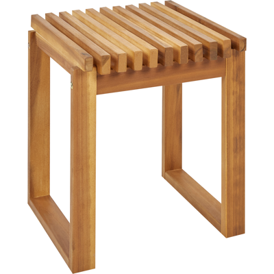 Mesa de jardín Bellano de Beliani - Moderna de madera de acacia cuadrada Mesa de jardín Bellano de Beliani - Moderna de madera de acacia cuadrada