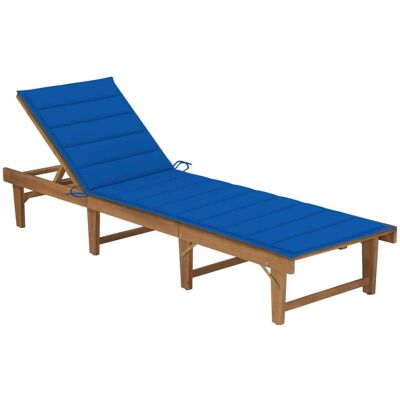HELLOSHOP26 Tumbona Tumbona Cama De Jardín Mobiliario De Terraza Mobiliario De Exterior Plegable Con Cojín Madera Maciza De Acacia 020012846 HELLOSHOP26 Tumbona Tumbona Cama De Jardín Mobiliario De Terraza Mobiliario De Exterior Plegable Con Cojín Madera Maciza De Acacia 020012846