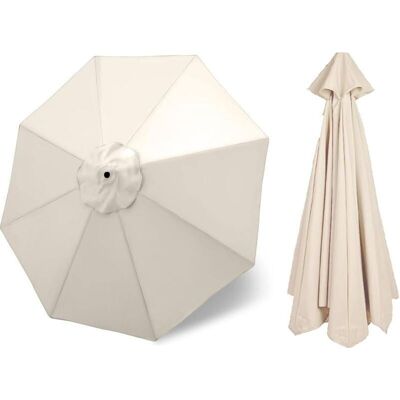 ABYSSE Toldo Redondo De Repuesto Para Sombrilla De Patio De 8 Varillas, Toldo De Repuesto De Poliéster De Alta Calidad, Funda De Repuesto Para Sombrilla (color: Beige, Tamaño: 3 M (10 Pies)) ABYSSE Toldo Redondo De Repuesto Para Sombrilla De Patio De 8 Varillas, Toldo De Repuesto De Poliéster De Alta Calidad, Funda De Repuesto Para Sombrilla (color: Beige, Tamaño: 3 M (10 Pies))