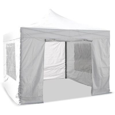 Terre Jardin - Conjunto De 4 Paredes Para Cenador Plegable 3 X 3 M Blanco Terre Jardin - Conjunto De 4 Paredes Para Cenador Plegable 3 X 3 M Blanco