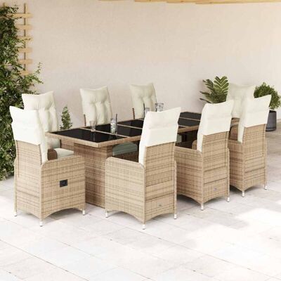 Vidaxl Conjunto de Muebles de Jardín - 5 Piezas Beige Vidaxl Conjunto de Muebles de Jardín - 5 Piezas Beige
