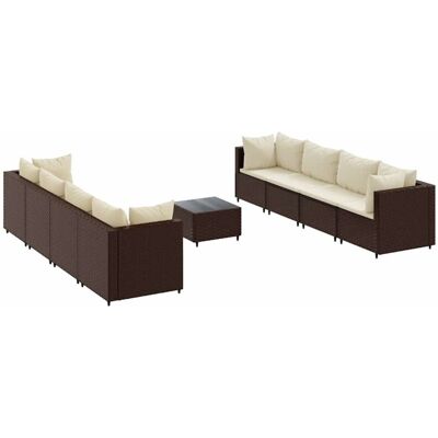 Conjunto de Sofás de Jardín con Cojines - Muebles de Exterior Conjunto de Sofás de Jardín con Cojines - Muebles de Exterior