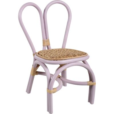 Silla infantil boho violeta de Beliani Silla infantil boho violeta de Beliani