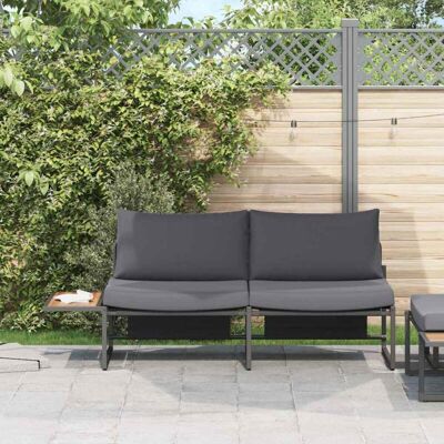 vidaXL Sofá Exterior - Antracita - Rectangular - Varias Plazas - Muebles de Jardín vidaXL Sofá Exterior - Antracita - Rectangular - Varias Plazas - Muebles de Jardín