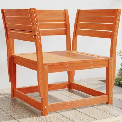 Silla De Jardín Madera Madera Maciza De Pino Marrón Cera Vidaxl Silla De Jardín Madera Madera Maciza De Pino Marrón Cera Vidaxl