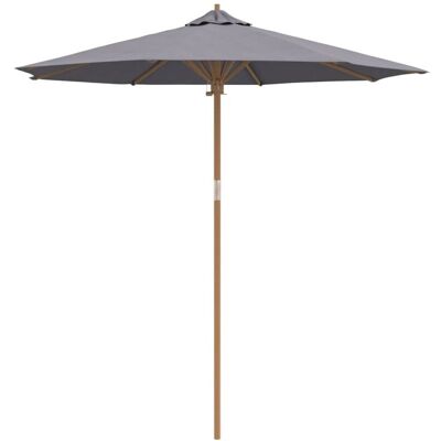 Sombrilla de jardín gris oscuro Vidaxl - 240x260 cm Resistente a rayos UV, Altura ajustable Sombrilla de jardín gris oscuro Vidaxl - 240x260 cm Resistente a rayos UV, Altura ajustable