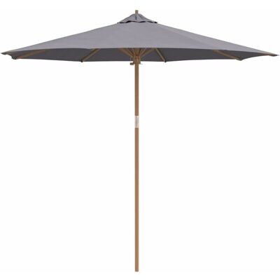 Sombrilla de Jardín Gris Oscuro 270x260 cm de Bambú Vidaxl Sombrilla de Jardín Gris Oscuro 270x260 cm de Bambú Vidaxl