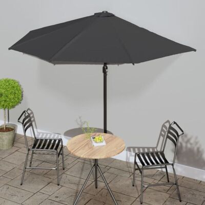 parasol de jardín vidaXL - Protección UV, Palo de aluminio, 300x155 cm parasol de jardín vidaXL - Protección UV, Palo de aluminio, 300x155 cm