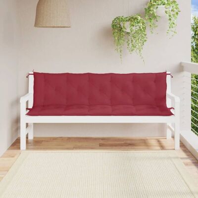 Cojines De Banco De Jardín 2 Uds Rojo Tinto 180x50x7 Cm Vidaxl Cojines De Banco De Jardín 2 Uds Rojo Tinto 180x50x7 Cm Vidaxl