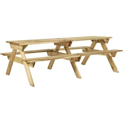 VIDAXL Furniture Limited - Mesa De Pícnic Con Bancos 220x122x72 Cm VIDAXL Furniture Limited - Mesa De Pícnic Con Bancos 220x122x72 Cm
