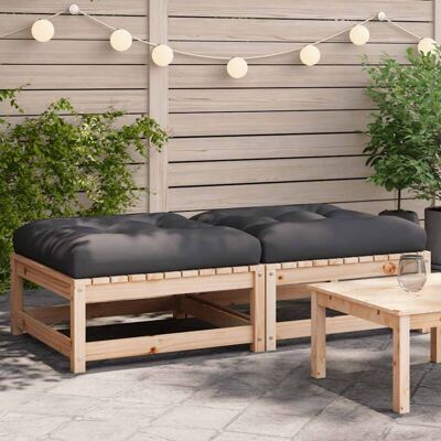 vidaXL Taburete de jardín Marrón - Garden Stool vidaXL Taburete de jardín Marrón - Garden Stool