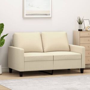 Sofá De 2 Plazas De Tela Color Crema 120 Cm Vidaxl Sofá De 2 Plazas De Tela Color Crema 120 Cm Vidaxl