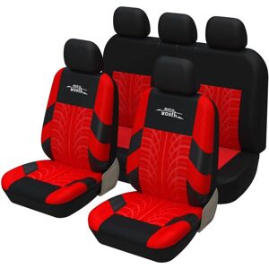 OEM Fundas Completas Para Asientos De Coche, Funda Para Asiento Delantero Tipo Butaca Con Banco Dividido, Funda Para Asiento Trasero Para Coche, Protectores De Asiento Completos, 9 Piezas, Color Rojo OEM Fundas Completas Para Asientos De Coche, Funda Para Asiento Delantero Tipo Butaca Con Banco Dividido, Funda Para Asiento Trasero Para Coche, Protectores De Asiento Completos, 9 Piezas, Color Rojo