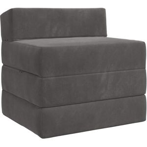 Sofá Cama Plegable Gris Oscuro 200 X 70 X 15 Cm Terciopelo Vidaxl Sofá Cama Plegable Gris Oscuro 200 X 70 X 15 Cm Terciopelo Vidaxl