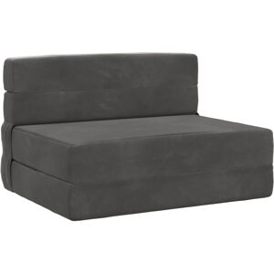 Sofá Cama Plegable Gris Oscuro 70 X 72 X 60 Cm Tela Vidaxl Sofá Cama Plegable Gris Oscuro 70 X 72 X 60 Cm Tela Vidaxl