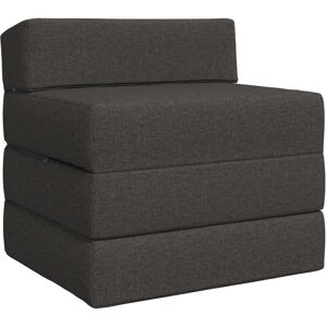 Sofá Cama Plegable Gris Oscuro 200 X 70 X 15 Cm Tela Vidaxl Sofá Cama Plegable Gris Oscuro 200 X 70 X 15 Cm Tela Vidaxl