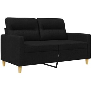 Sofá De 2 Plazas De Tela Negro 120 Cm Vidaxl Sofá De 2 Plazas De Tela Negro 120 Cm Vidaxl