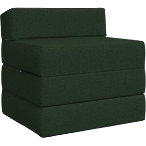 Sofá Cama Plegable Verde Oscuro 200 X 70 X 15 Cm Tela Vidaxl Sofá Cama Plegable Verde Oscuro 200 X 70 X 15 Cm Tela Vidaxl