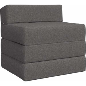 Sofá Cama Plegable Gris Claro 200 X 70 X 10 Cm Tela Vidaxl Sofá Cama Plegable Gris Claro 200 X 70 X 10 Cm Tela Vidaxl