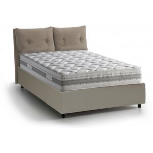 Talamo Italia - Cama Matrimonial Valeria, Cama Contenedor Con Tapizado En Ecopiel, 100% Made In Italy, Apertura Frontal, Con Colchón 160x190 Cm Incluido, Tórtol, Con Embalaje Reforzado Talamo Italia - Cama Matrimonial Valeria, Cama Contenedor Con Tapizado En Ecopiel, 100% Made In Italy, Apertura Frontal, Con Colchón 160x190 Cm Incluido, Tórtol, Con Embalaje Reforzado