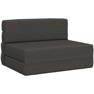Sofá Cama Plegable Gris Oscuro 70 X 72 X 60 Cm Tela Vidaxl Sofá Cama Plegable Gris Oscuro 70 X 72 X 60 Cm Tela Vidaxl